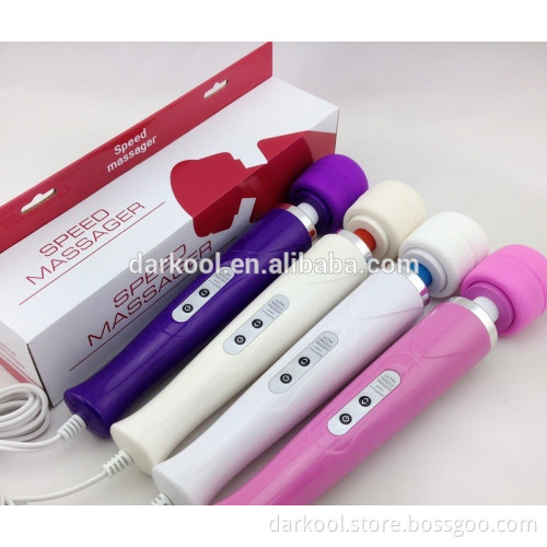 W001/10 Speeds Hand Magic Wand Direct Current Electric Body Massage Vibrator